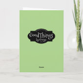 Dank u, mijnheer de directeur, u hebt een glimlach bedankkaart (Achterkant)