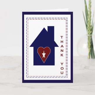 Dank u - Militaire Echtgenoot/MilSpouse Bedankkaart