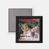 DANK U MILITAIRE FAMILIES Magnet (Voorkant / Achterkant)