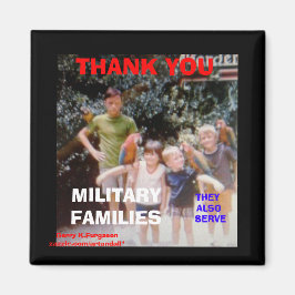 DANK U MILITAIRE FAMILIES Magnet