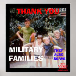 DANK U MILITAIRE FAMILIES PRINT