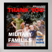 DANK U MILITAIRE FAMILIES PRINT (Voorkant)
