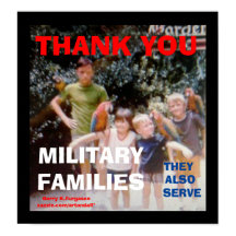 DANK U MILITAIRE FAMILIES PRINT