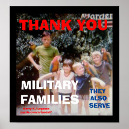 DANK U MILITAIRE FAMILIES PRINT