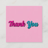 Dank u minimalistische professionele moderne elega informatiekaartje (Voorkant)