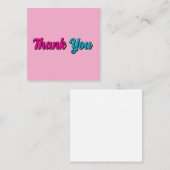 Dank u minimalistische professionele moderne elega informatiekaartje (Voorkant / Achterkant)