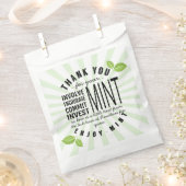 Dank u Mint Vrijwilligerswerk Inzet Bedankzakje (Geknipt)