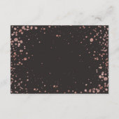 Dank u Mis XV Anos Quinceanera Gracias, Glam Informatiekaartje (Achterkant)