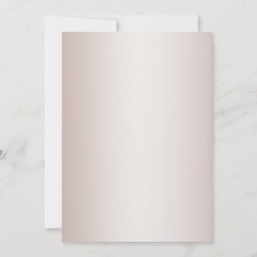 Dank u - Modern Blush Lichtgevende Strepen Monogra Bedankkaart (Achterkant)