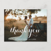 Dank u Moderne Briefkaart van de Foto van het Band (Voorkant)