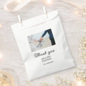 Dank u moderne eenvoudige bruiloft paar naam beric bedankzakje (Geknipt)