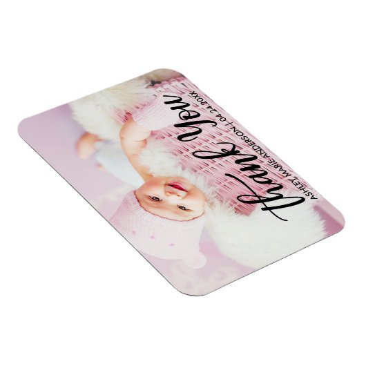 Dank u moderne nieuwe baby magneet (Rechterzijde)