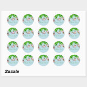 Dank u Monkeys Baby shower Sticker (Vel)