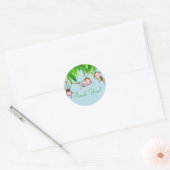Dank u Monkeys Baby shower Sticker (Envelop)