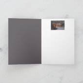 Dank u Mooie brug over Creek in Forest Kaart (Binnen)