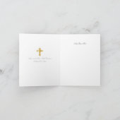 Dank u - Mooie roze roze satijn-religie Bedankkaart (Binnen)