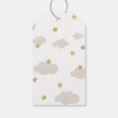 Dank u Moon Stars Baby shower Gold Cadeaulabel (Achterkant)