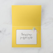 Dank u muis in bubbelbad kaart (Binnen)