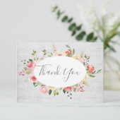 Dank u muziek achtergrond kaart (Staand voorkant)