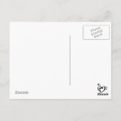 Dank u muzikaal hart briefkaart (Achterkant)