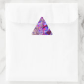 Dank u Naam 16e Bruids PurpleHolograph Crystal Sticker (Tas)