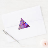 Dank u Naam 16e Bruids PurpleHolograph Crystal Sticker (Envelop)