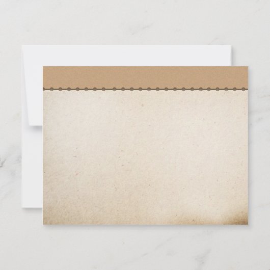 Dank u nautische zeepaardjes bruiloft platte kaart (Achterkant)