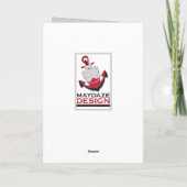 dank u (neem uw eigen afbeelding op) bedankkaart (Achterkant)