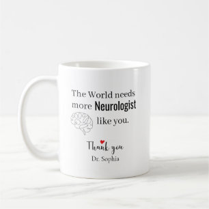 Dank U Neuroloog Aangepaste Naam Koffiemok