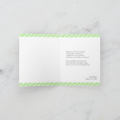 Dank u Neutral Baby shower gevouwen Kaart (Binnen)