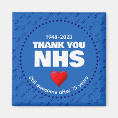 DANK U NHS 75 JAAR MAGNEET (Voorkant)