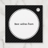 DANK U NHS Custom Black Bedankjes Labels (Achterkant)