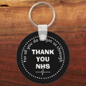 DANK U NHS Custom Support Sleutelhanger (Voorkant)