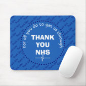 DANK U NHS  supporter Muismat (Met muis)