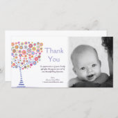 Dank u Nieuwe Baby Aankomst Gift Photocard Bedankkaart (Voorkant / Achterkant)