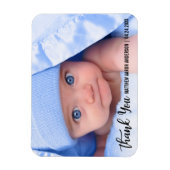 Dank u Nieuwe Baby Modern Magneet (Verticaal)