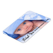 Dank u Nieuwe Baby Modern Magneet (Linkerzijde)