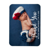 Dank u Nieuwe Baby Modern Magneet (Verticaal)