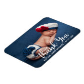 Dank u Nieuwe Baby Modern Magneet (Linkerzijde)