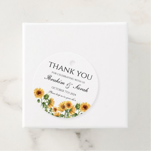 Dank u nikah moslim bruiloft gunst bloemenfeest bedankjes labels (In situ)