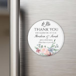 Dank U nikah moslim bruiloft gunst bloemenklassiek Magneet<br><div class="desc">Dank U nikah moslim bruiloft gunst bloemen Classi magneet</div>