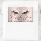 Dank u - noem eenvoudig Roos Bridal Sweet 16th Rechthoekige Sticker (Tas)