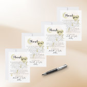 Dank u Nota Kaart Oh Baby's! Neutrale tweeling