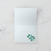 Dank u Nota Kaarten: Bloem van Griekenland Bedankkaart (Binnen)