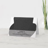 Dank u nota nemen van of de Hoge zijden van Bedankkaart (Achterkant)