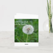 Dank u nota nemen van - Schudbeker Met fouten Bedankkaart (Achterkant)