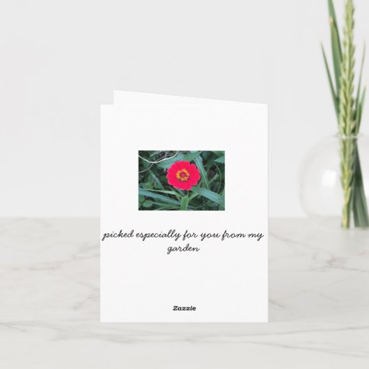 Dank u notecard bedankkaart (Achterkant)