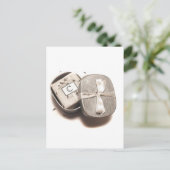 Dank u Notecard - "C" monogram Briefkaart (Staand voorkant)