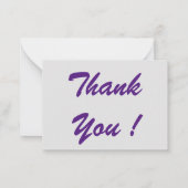 DANK U NOTITIEKAARTJE (Achterkant)