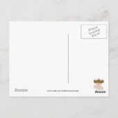 Dank u Nurse cartoon briefkaart (Achterkant)